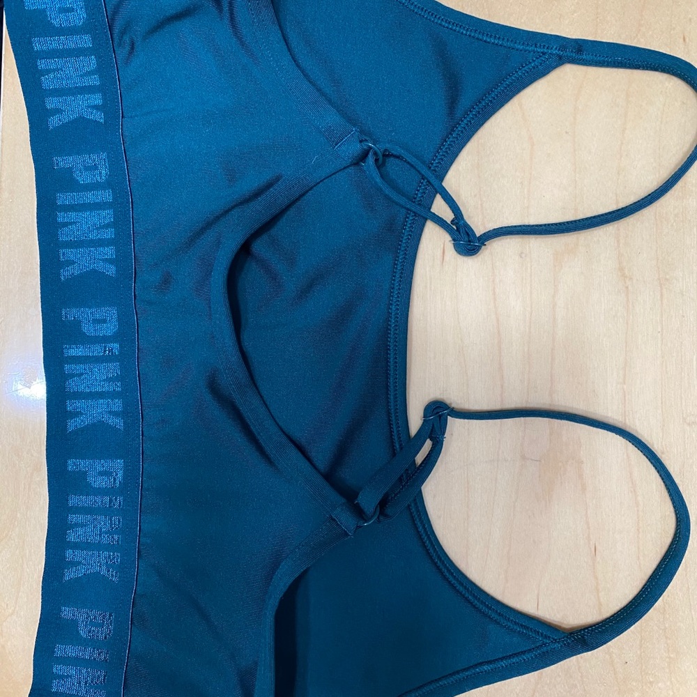 2 Pink sports bras size M